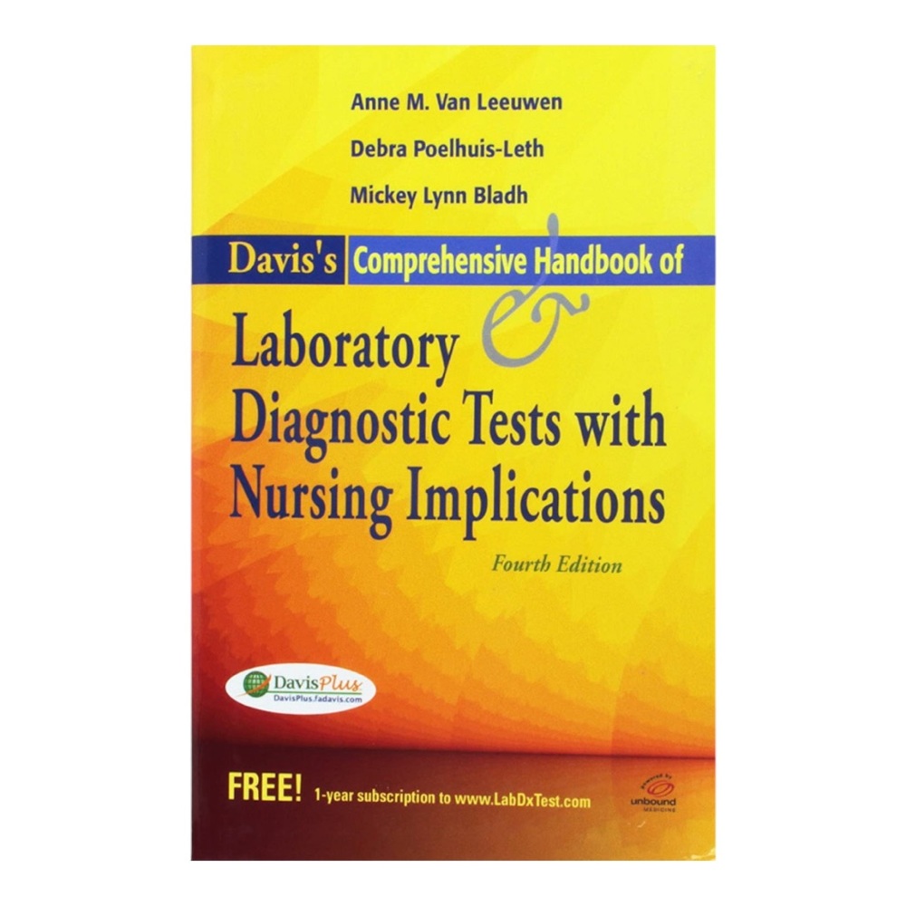 Davis’s Comprehensive Handbook of Laboratory & Diagnostic Tests Nursing Book